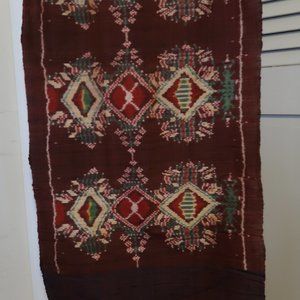 UNIQUE SOUTHEAST ASIAN IKAT SILK SCARF